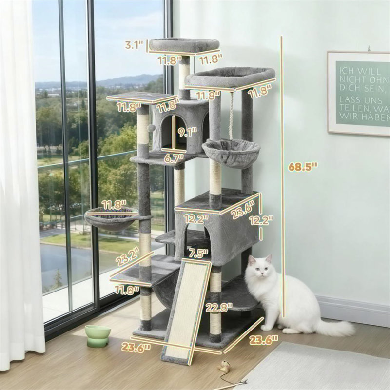 Arbre à chat multi-niveaux