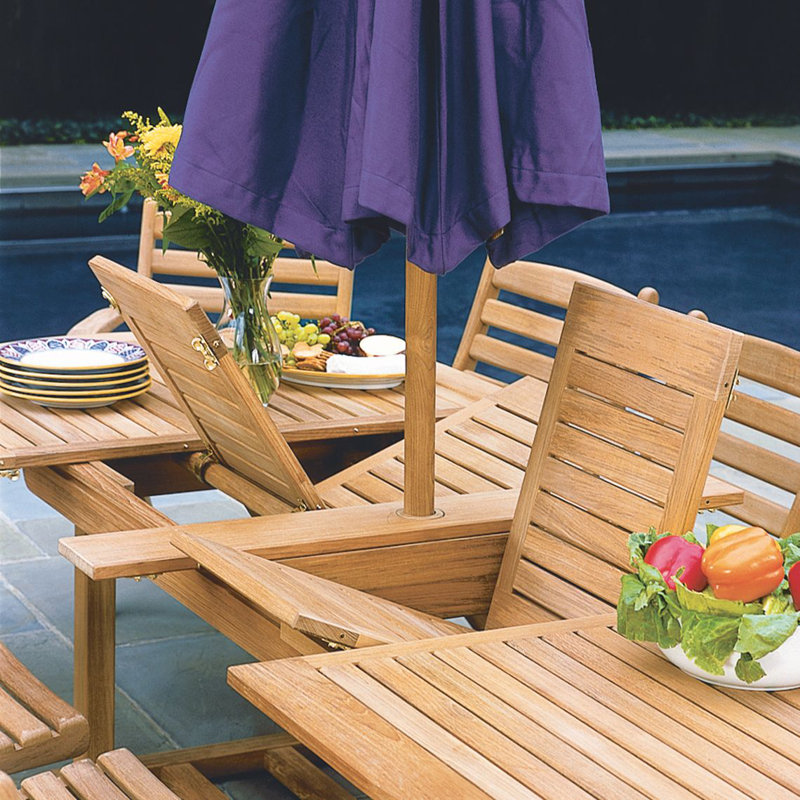 Essex Outdoor Oval Teak Dining Table