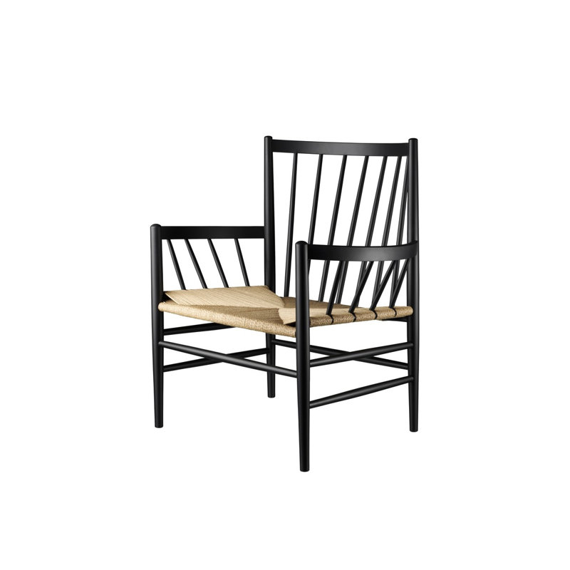 J82 Armchair, Jet Black