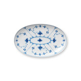Royal Copenhagen Blue Fluted Plain Oval Accent Dish