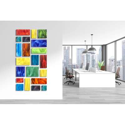 Intrepic Glass Wall Sculpture