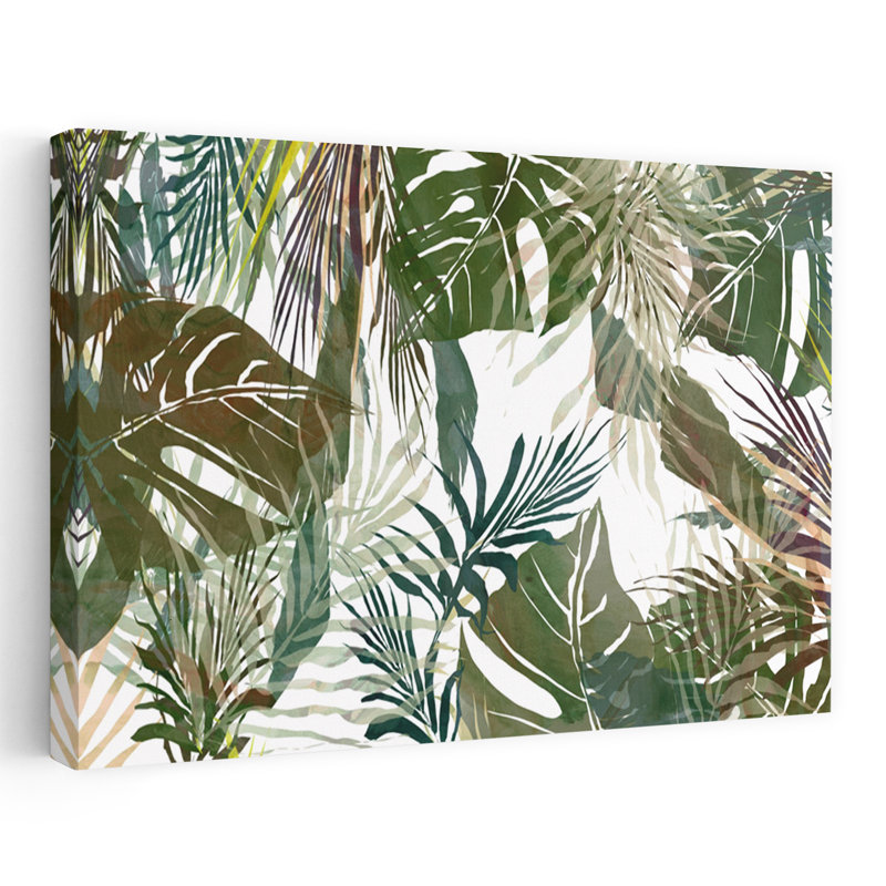 Art contemporain, paysage de forêt abstrait, H 36 po x l 24 po