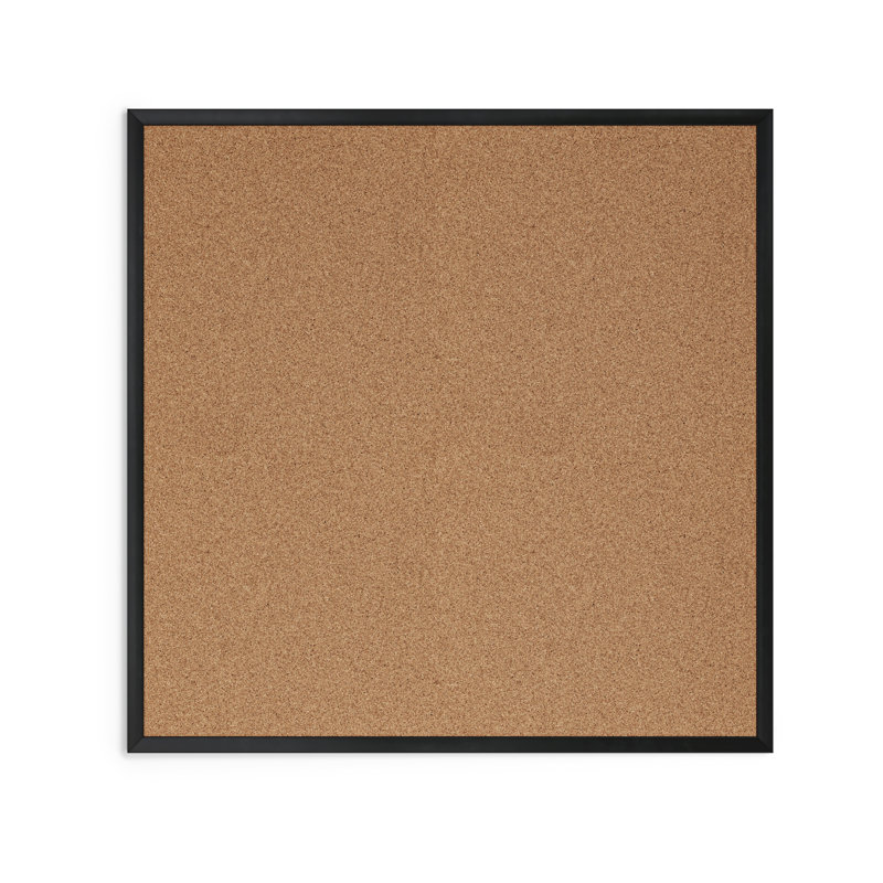 Babillard économique, Noir, 3' H x 3' W