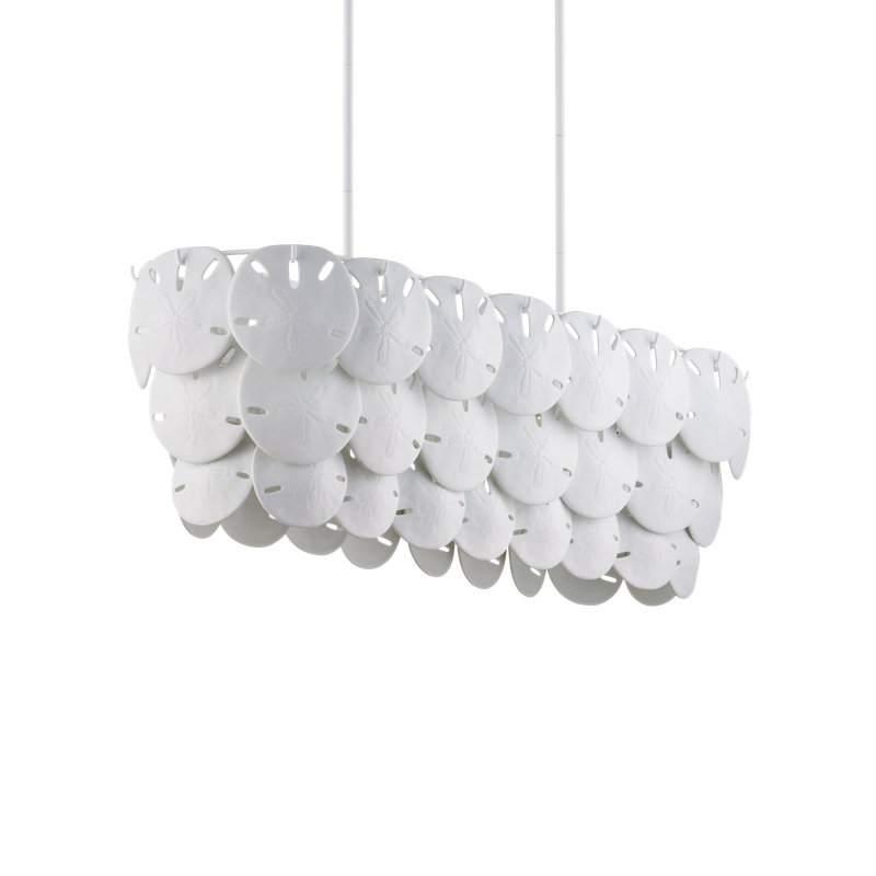 Tulum 5 - Light Wrought Iron Chandelier by Marjorie Skouras