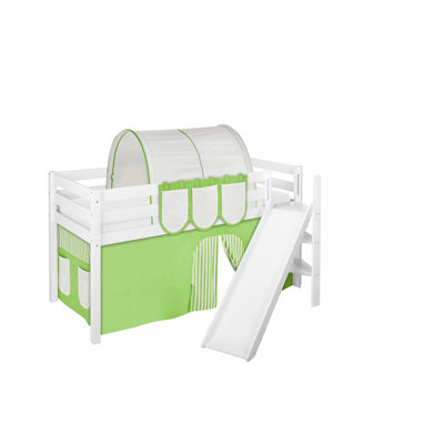 Jelle Mid Sleeper Bed with Curtain