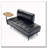 55"Inch Width Modern End of Bed Bench,Faux Leather Upholstered With side table-1535893151