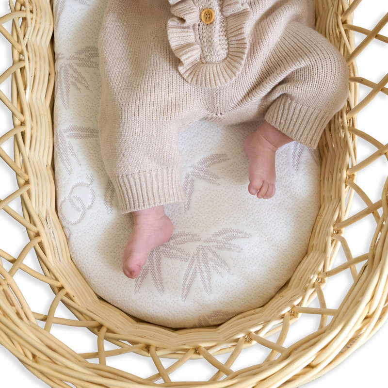 Clair De Lune Coconut Fibre Mattress, Moses Basket (28 x 65 cm)