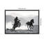 «Moto Horse Desert Race» par Rouzbeh Zadrad, reproduction d'art sur toile encadrée