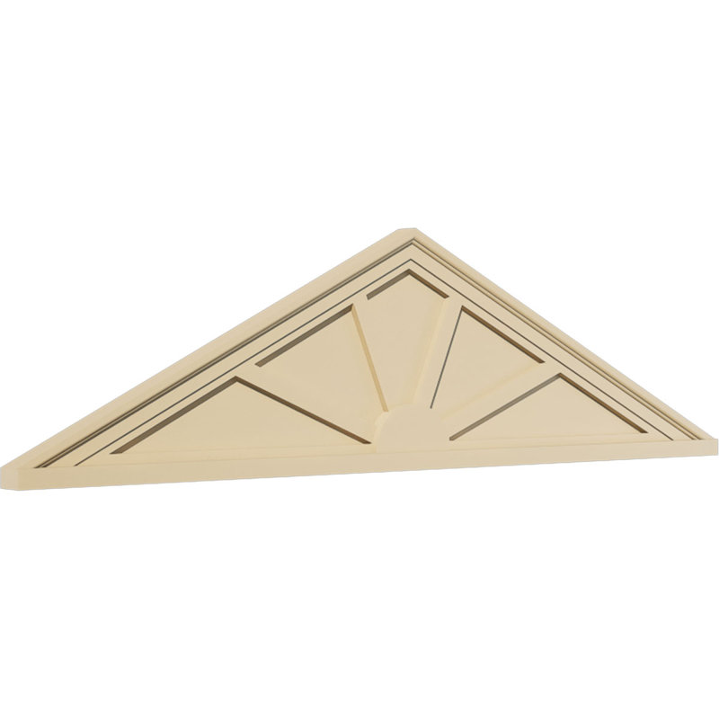 Fronton en uréthane Signature, 50 po x 13,5 po x 2 po, Aucune, 4 rayons