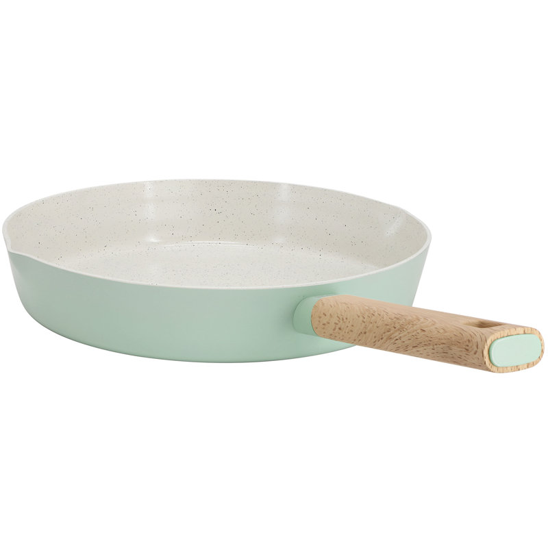 Poêle à frire en céramique 9,5 pouces Gibson Home Marbleton, Vert