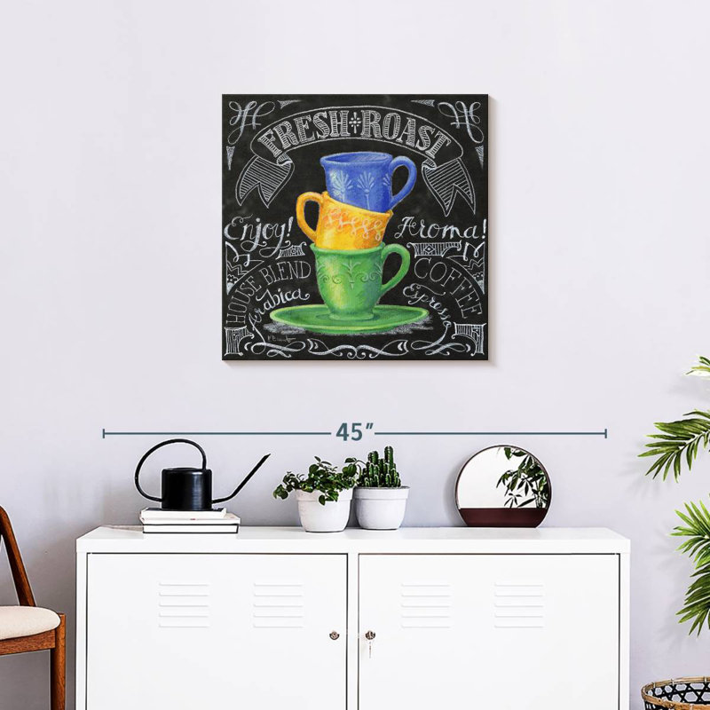 Tableau noir Yarlin Coffee I, H 24 po x l 24 po