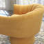 Aketza Velvet Swivel Barrel Chair-2123254890