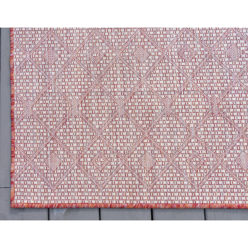 Peachey Hand Woven Indoor / Outdoor Area Rug, Rectangle 152 x 244cm