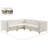 Enson Velvet L-Shaped Sectional Reversible-66767016