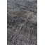 Tapis noir / gris surteint de conception unique 7 pi 5 po x 10 pi 10 po Overdyed