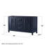Daria 59'' W Double Bathroom Vanity Base-55576478