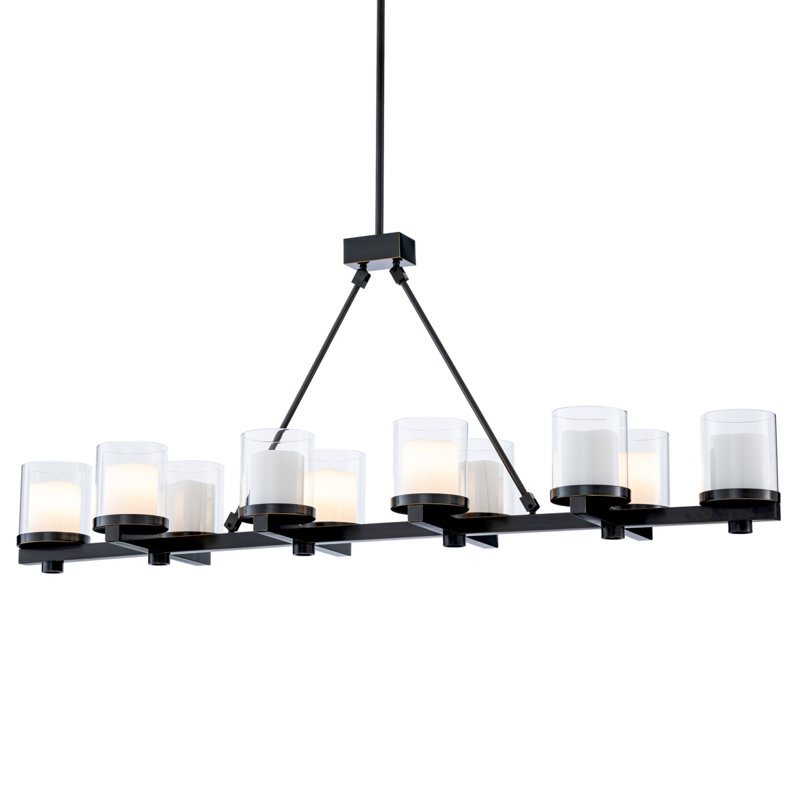 10 - Light Kitchen Island Pendant, Bronze