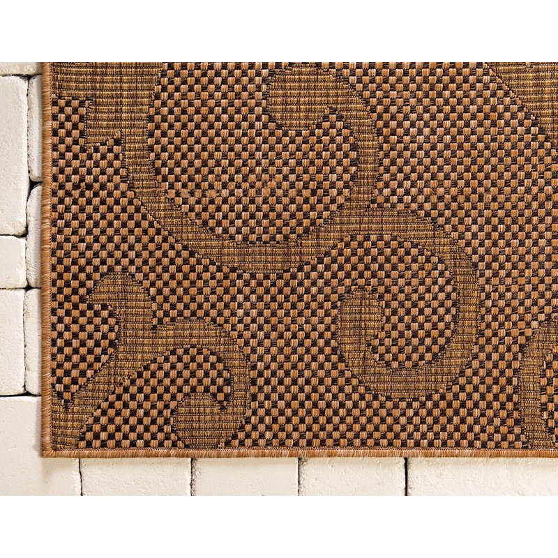 Contemporary Veranda Area Rug Mushroom Colour, Rectangle 4' x 6'