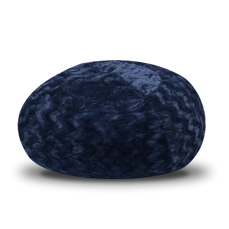 Faux Fur Bean Bag Chair, 3Ft Cozy And Stretchable Fabric Lounger For Children And Adults With Easy-Clean Cover, Comfortable Faux Fur Seating For Bedrooms, Filled With Shredded And Memory Foam.