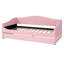 Lit de jour rose simple avec fonction illuminée et lit gigogne pliable-721770883-721770882