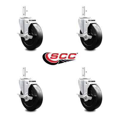 Hard Rubber Casters