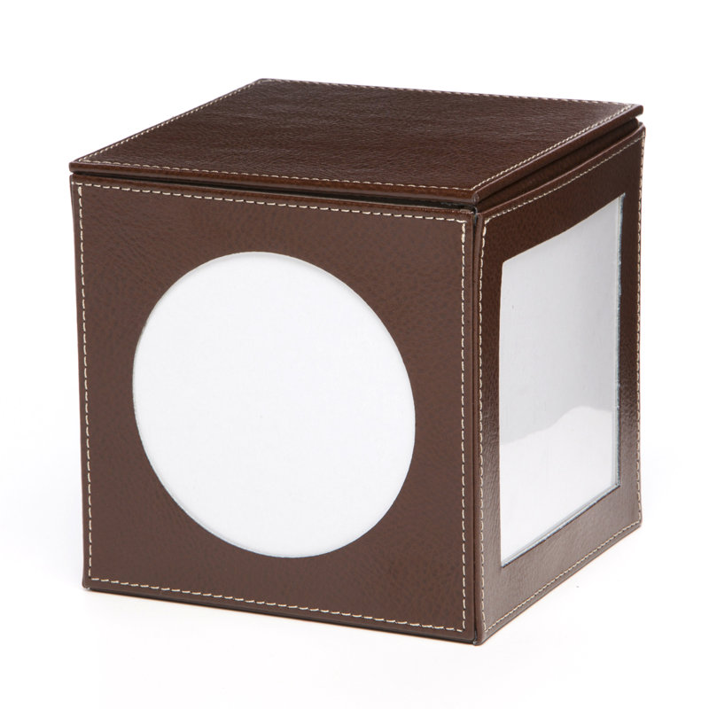 Cadre photo de cube mémoire Bellino, Brun