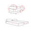 Lit de jour convertible l 30 po - Lit rabattable avec grand matelas-1797482730-1797539108