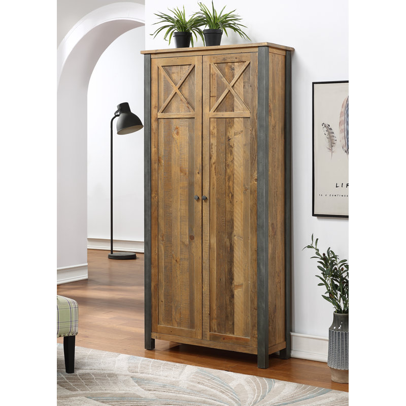 Callis 2 -Door 5 -Shelf Storage Cabinet