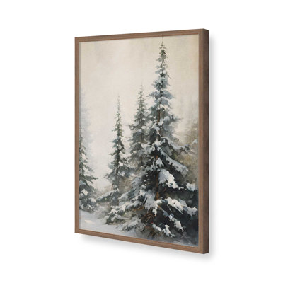 «Winter Pines III» par Jo Moulton, reproduction d'art sur toile