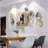 Hudaifa Metal Wall Clock