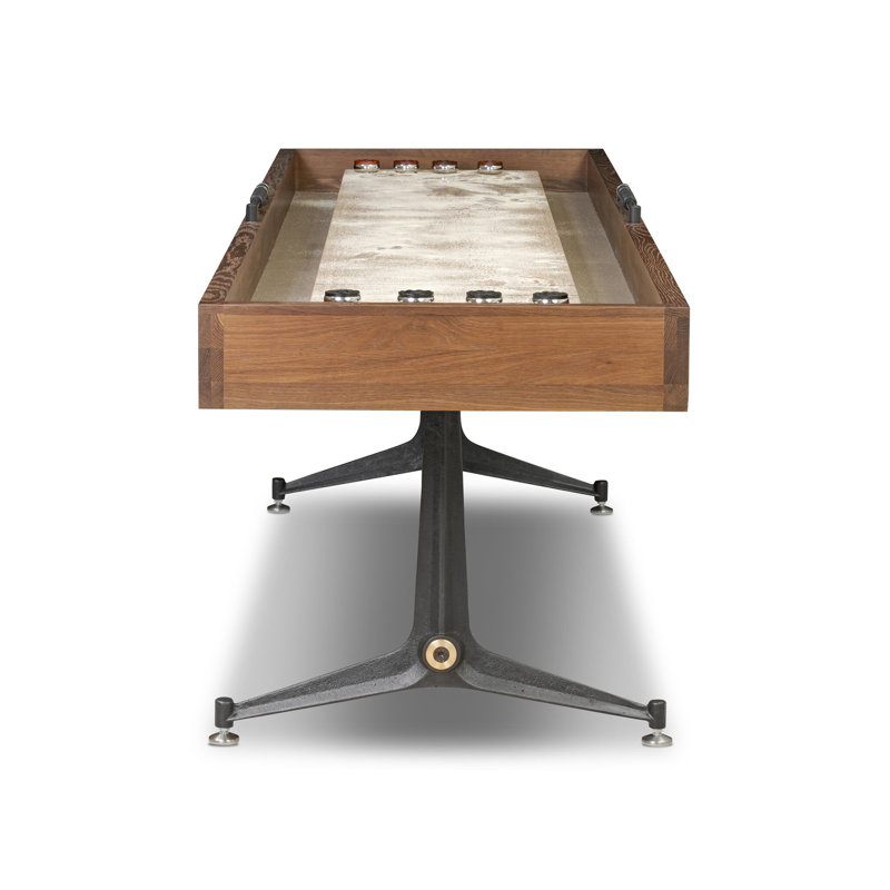 Small Shuffleboard Table-Ebonized Oak, 9ft, Ebonized Oak