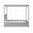 Canopy Bed with Twin Trundle