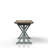 X Based Counter Height Casual Dining Table