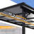 Metal Pergola with Canopy-100865310