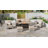 Carolle 9-Piece Outdoor Patio Furniture with fire pit,All-Weather 7-Person Pe Wicker Outdoor Conversation Set, Patio Couch Swivel Rocker Chairs With Solar Powered Coffee Tables For Backyard,Poolside,Deck-453539606-459055619