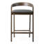 Tabouret de comptoir rembourré 27,36 po Piera-883441039