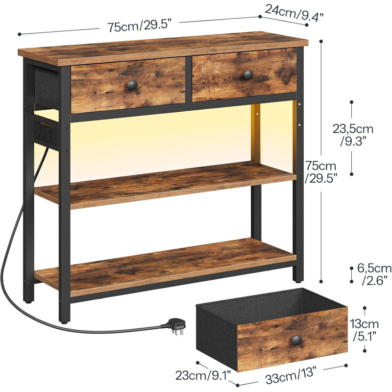 75cm Console Table