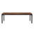 78" Rustic Brown Rectangle Dining Table Large  For 6-8 People-Table Only-135307627