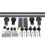 Anfromeda Single Door Barn Door Hardware Kit