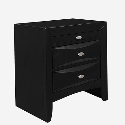 Table de chevet noire Lucille