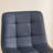 Black Metal Leg Bar Chair Of Two, Checkered Design, Bars, Living Spaces Two - Piece , Ergonomic Seat, Cross Brace Reinforcement-1680463124