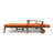 Patio Double Chaise Lounge With Cushion-389457411