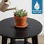 Table d'appoint ronde à 3 niveaux - Table de bout haute de 23,6 po avec tablettes de rangement - Table de chevet moderne imperméable pour petits espaces de salon -1179173570