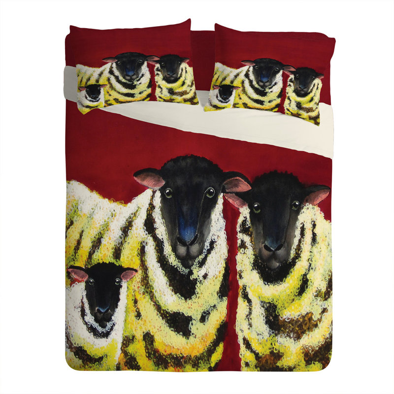 Lemon Spongecake Sheep Pillowcase, Standard