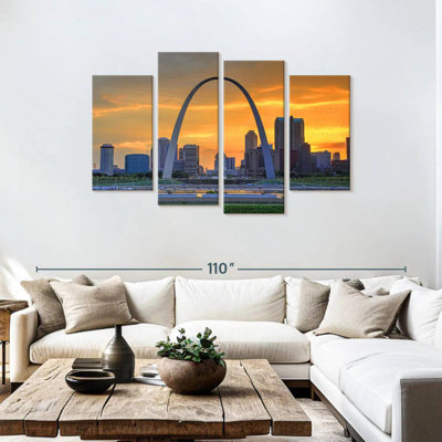 Nicci Gateway Arch Sunset Scene