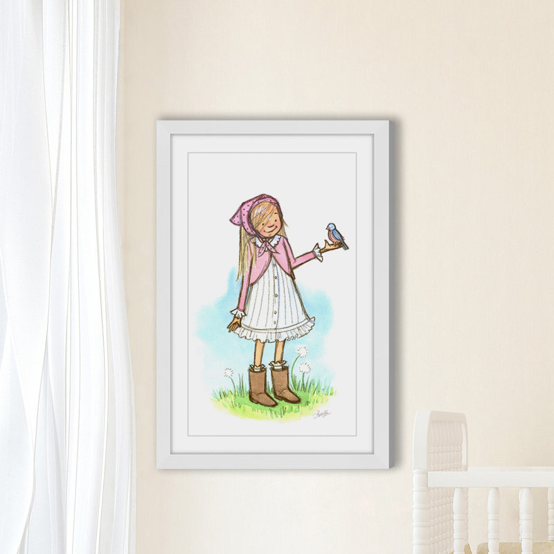 «Bluebird» par Phyllis Harris, reproduction encadrée, H 36 po x l 24 po x P 1,5 po