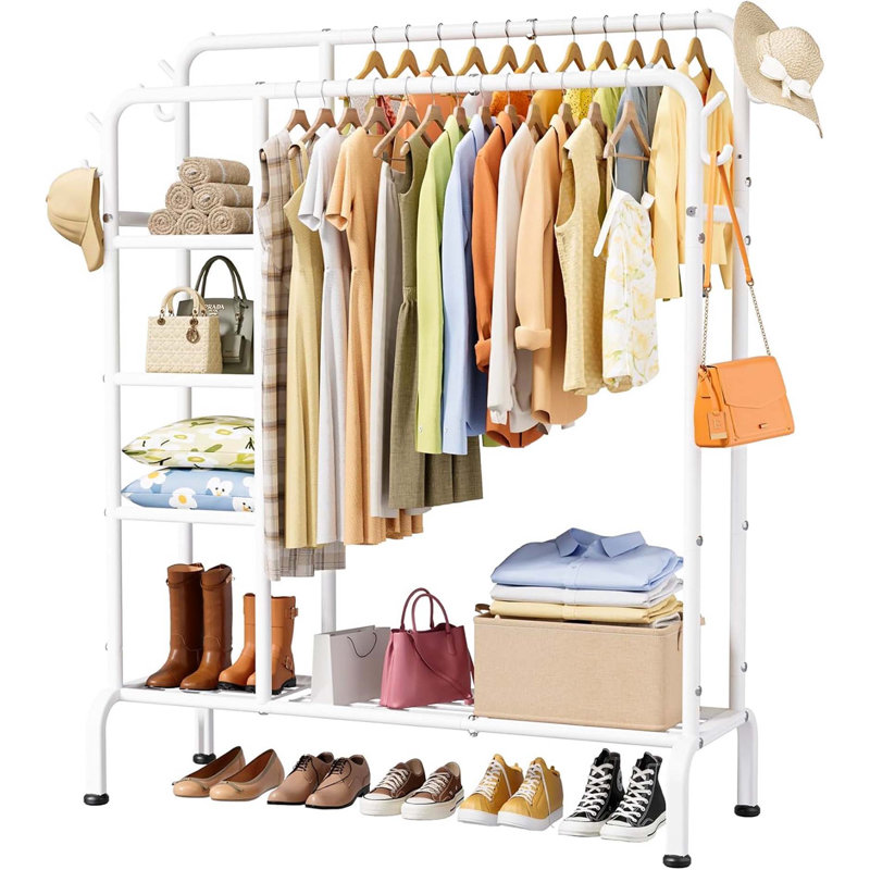 Bonville 106cm Clothing Rack, White