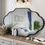 Miroir de salle de bain ovale doré 20 po x 36 po, cadre en aluminium, verre incassable HD de 4 mm, fixation murale verticale et horizontale-629823833-629823832
