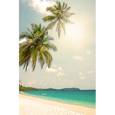 White Sand Beach par Preto_Perola - Photographie de toile tendue