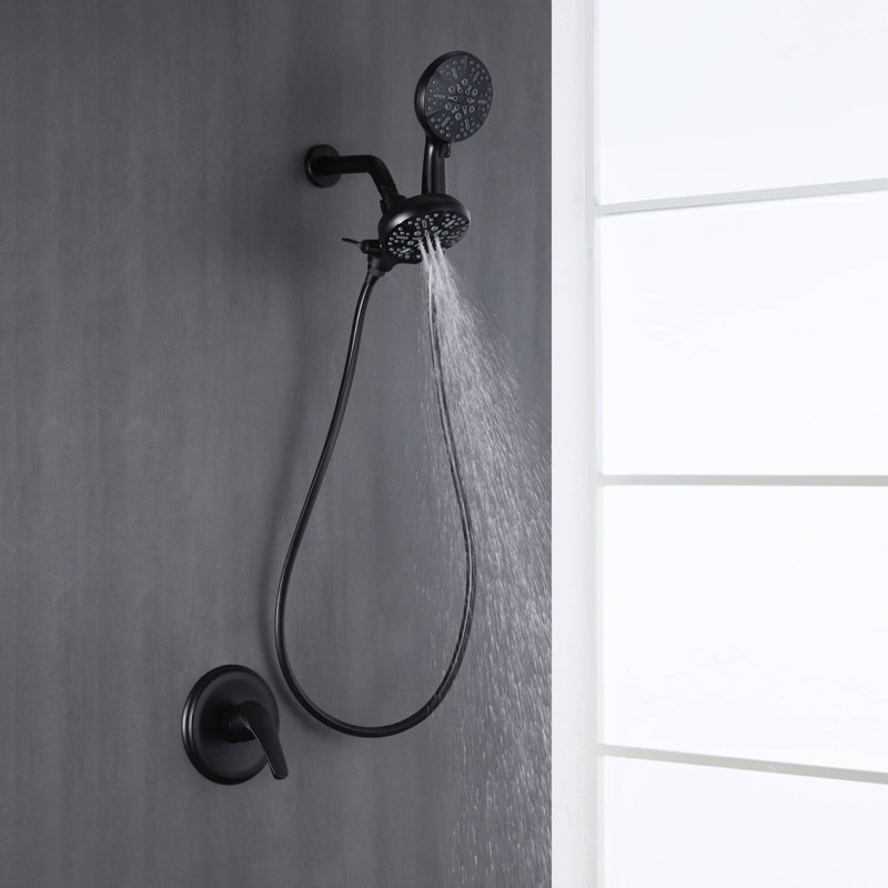 All-In-One Kit with Rough in-Valve, Matte Black